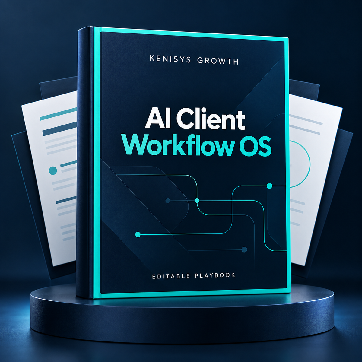 KENISYS AI Client Workflow OS editable playbook cover